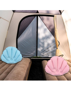 Paquete de 2 Almohadas Inflables para Baño M METERXITY - Soporte para Cuello 2