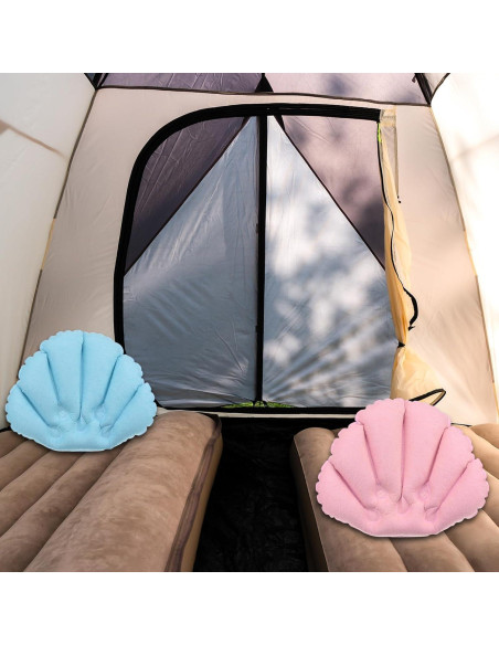 Paquete de 2 Almohadas Inflables para Baño M METERXITY - Soporte para Cuello