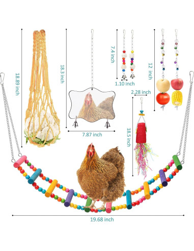14 Accesorios para Coop de Pollos KAKUNM - Juguetes Divertidos