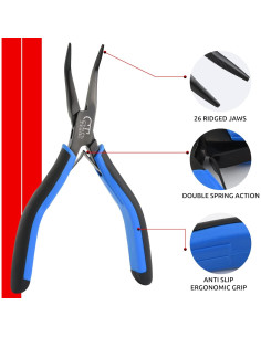 Pinzas de Hueso de Pescado Chef's Trade Acero Inoxidable Negro 2