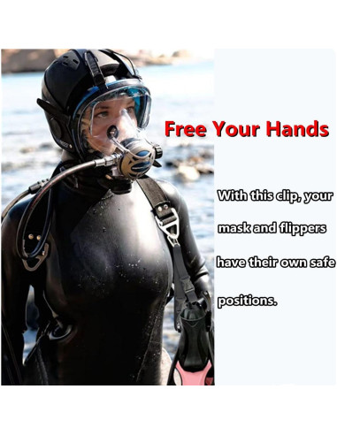 Soporte de Aletas y Clip para Máscara CSXLKJ0124 - Accesorios de Buceo