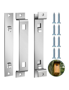 Soporte para Casa de Aves Blulu - Acero Galvanizado (2 Juegos)