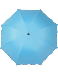 Paraguas compacto plegable ZMGMSMH azul con protección UV 2
