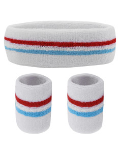 Conjunto de bandas deportivas Yolev - 1 banda cabeza y 2 muñequeras