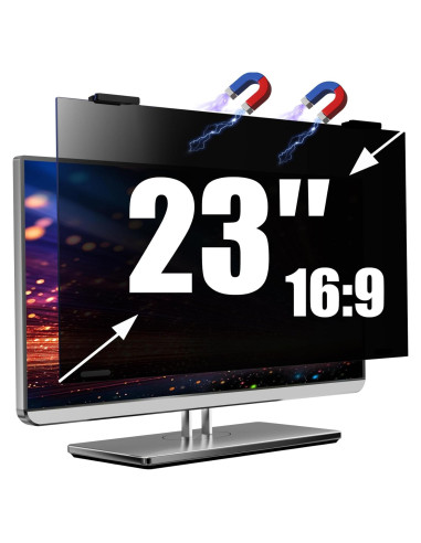 Filtro de Privacidad Magnético JEEETINTX 23" para Monitor 16:9