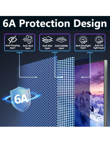 Filtro de Privacidad Magnético JEEETINTX 23" para Monitor 16:9