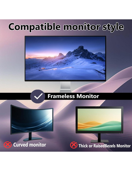 Filtro de Privacidad Magnético JEEETINTX 23" para Monitor 16:9