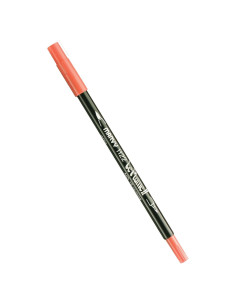 Marcador Doble Punta Uchida Le Plume II Carmín 1.27x6.35x23.65 cm
