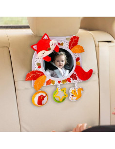 Juguete de Actividad para Bebés Caterbee con Espejo Zorro 2