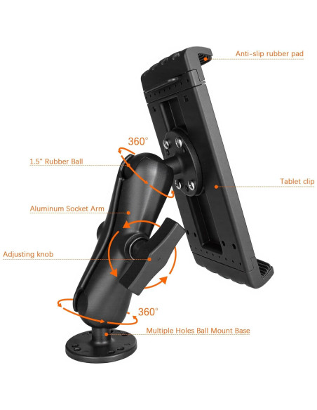 Soporte de Tableta VINmounts para Coche y Camión 7-10.2"