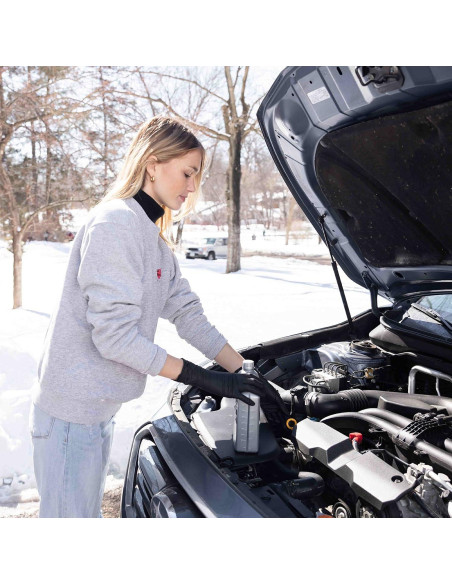 Guantes desechables de nitrilo FRAMAR negros - Extra pequeño - 100 unidades