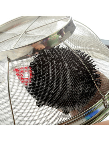 Cepillo de Silicona Norpro Erizo Doble Cara 14x9 cm