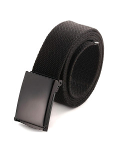 Cinturón de Lona Ajustable Mile High Life hasta 132 cm Negro