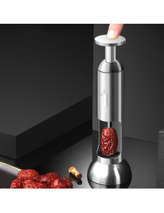 Deshuesador de Frutas Hemoton de Acero Inoxidable 26cm 2