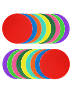 Marcadores de Puntos de Poliéster ZIECE 18 Pcs 23 cm Antideslizantes