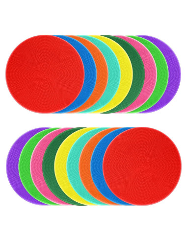Marcadores de Puntos de Poliéster ZIECE 18 Pcs 23 cm Antideslizantes