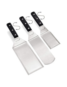 Juego de Espátulas de Acero Inoxidable Anmarko - 3 Piezas