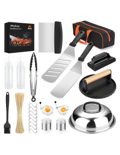 Set de Accesorios para Parrilla Blackstone 122 Pzs Acero Inoxidable