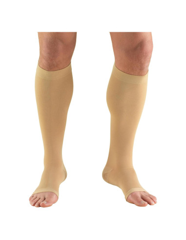 Medias de Compresión Truform 0875 Unisex 15-20 mmHg Beige Pequeño