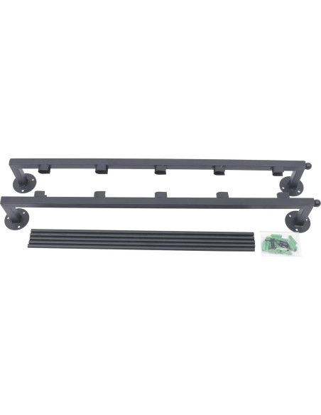 Soporte de exhibición de bufandas Philipreba 5 niveles 60x75cm Negro Soporte de exhibición de bufandas Philipreba 5 niveles 60x75cm Negro