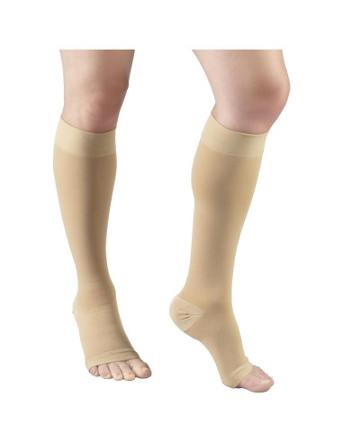 Medias de Compresión Truform 0875 Unisex 15-20 mmHg Beige Pequeño