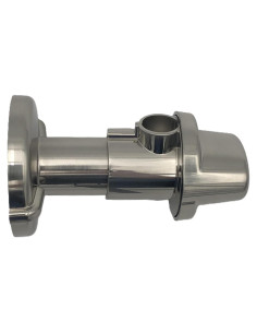 Placa Escutcheon Decorativa TapCap Niquel Cepillado 14cm