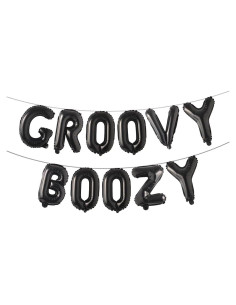 Banner de Globos de Fiesta Groovy Boozy 40.64cm Multicolor