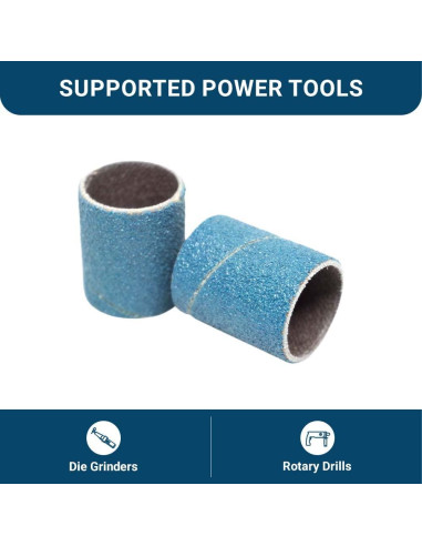 Bandas de Lijado 3/4" x 1" Zirconia Benchmark Abrasives - 10 Unidades