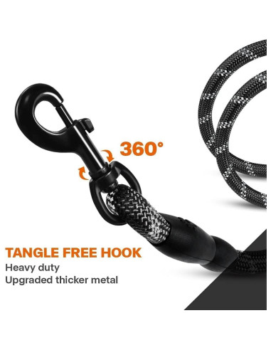 Correa para Perros Taglory 1.2m Reflectante con Mango Acolchado