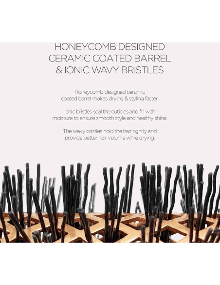 Cepillo Redondo Ondulado F3 Systems 2.54 cm Cerámica Cepillo Redondo Ondulado F3 Systems 2.54 cm Cerámica