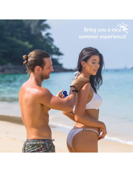 Kit de Mitones de Autotanning Luxspire 5 Piezas Exfoliante