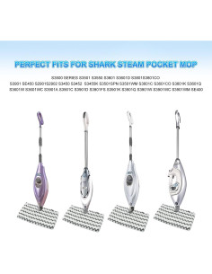 Almohadillas de Reemplazo Shark S3500 Series - Paquete de 3 2