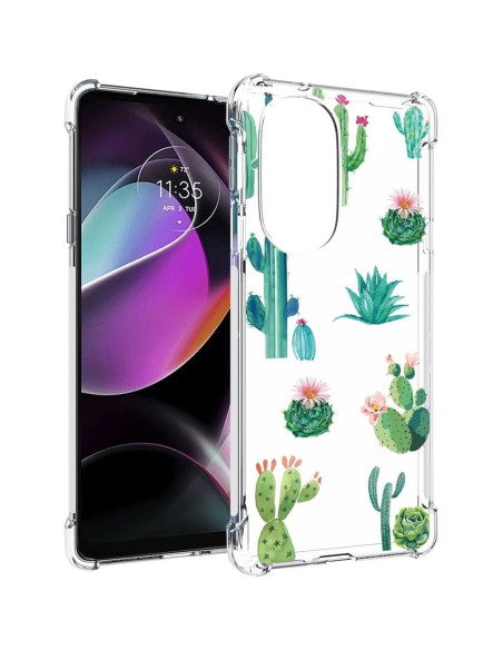 Funda protectora TPU para Moto G 5G 2022 - Cactus - Yodueiv