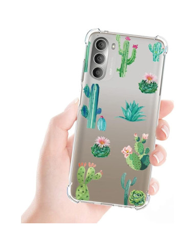 Funda protectora TPU para Moto G 5G 2022 - Cactus - Yodueiv