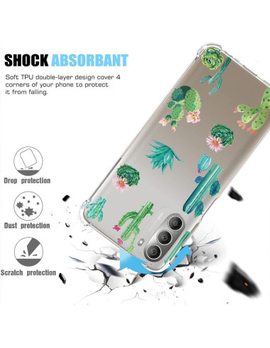 Funda protectora TPU para Moto G 5G 2022 - Cactus - Yodueiv