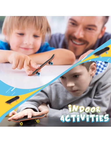 Civaner Set de 10 Patinetas de Dedo DIY con Accesorios