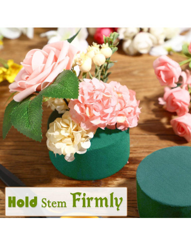 4 Bloques de Espuma Floral Redonda SUPKING 8 cm para Arreglos