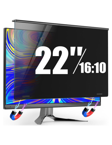 Pantalla de Privacidad Magnética 22" PJOVORY 16:10 Filtro Azul