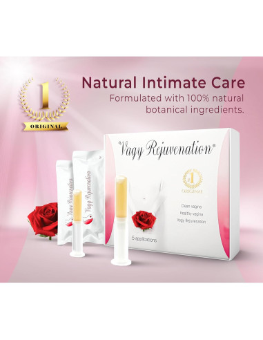 Gel Vaginal Hidratante Natural Vagy Rejuvenation - 5 Aplicaciones