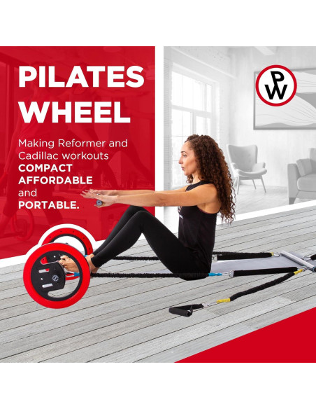 Rueda de Pilates Digital Trend Makers con Bandas de Resistencia