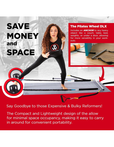 Rueda de Pilates Digital Trend Makers con Bandas de Resistencia
