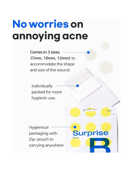 Parche Hidrocoloide TIA'M para Acné - 24 Unidades