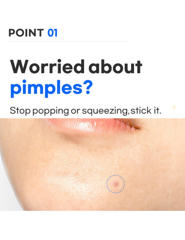 Parche Hidrocoloide TIA'M para Acné - 24 Unidades