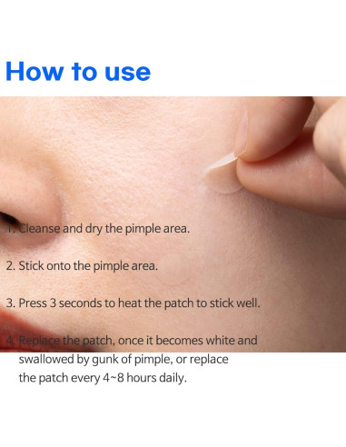 Parche Hidrocoloide TIA'M para Acné - 24 Unidades