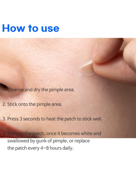 Parche Hidrocoloide TIA'M para Acné - 24 Unidades