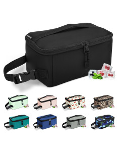 Bolsa de Almuerzo Térmica Cerbonny Negra 3.5L Congelable