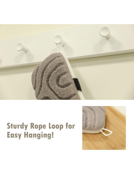 Esponja de Baño Exfoliante myHomeBody con Correa Reversible