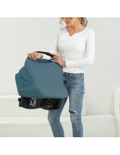 Funda de Asiento de Coche Meetjoy para Bebés - Rayón Suave Azul 2