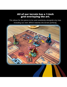Dungeon Craft Tapete DND Brine Break 60x84 cm Laminado 2
