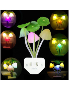 Luz Nocturna LED Ausaye con Sensor Automático y Cambio de Color 2